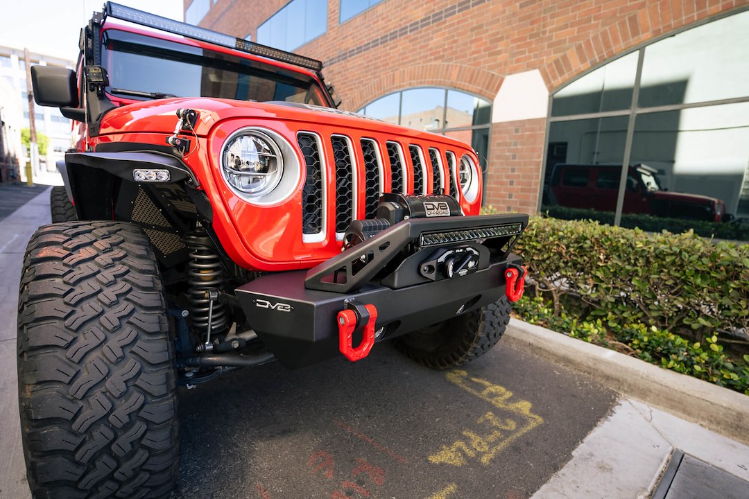 DV8 Offroad FBJL-06 FS-25 Stubby Steel Front Bumper