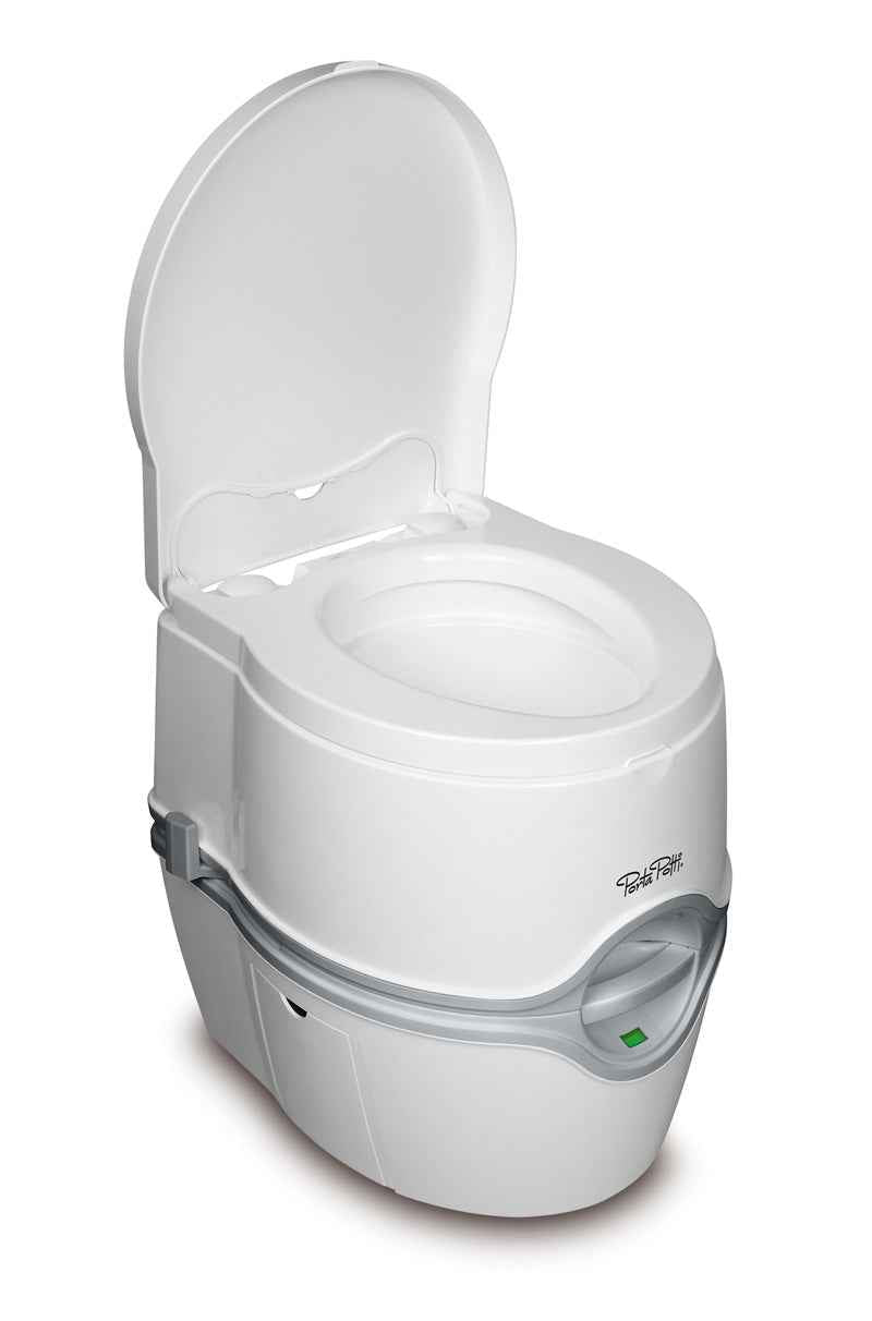 Thetford Porta Potti 565E Portable Electric RV Toilet – White/Gray 92306