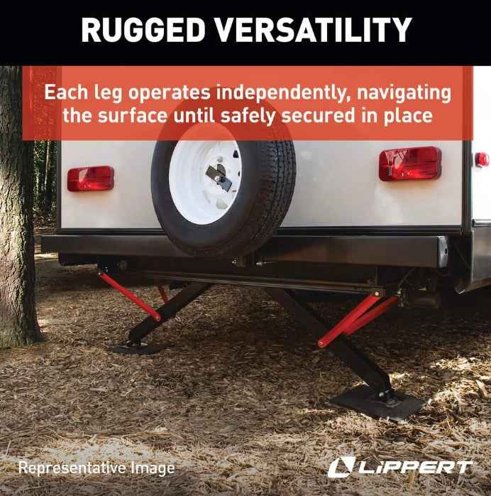 Lippert 2025012486 PSX1 Electric Trailer Stabilizer Jack – 30 Inch