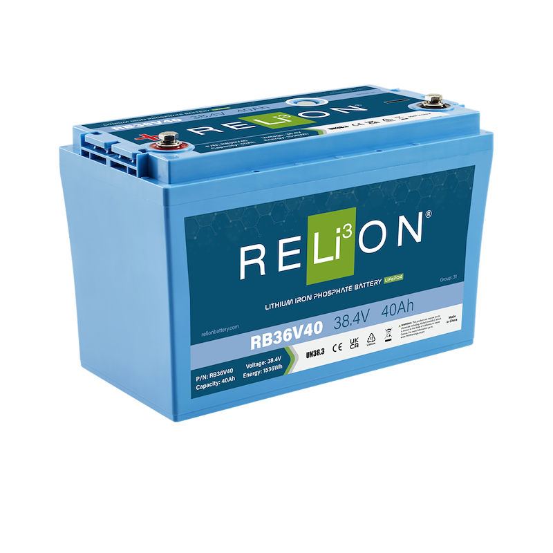 RELiON Lithium Battery RB36V40 Group 31 36V 40Ah Marine Deep Cycle