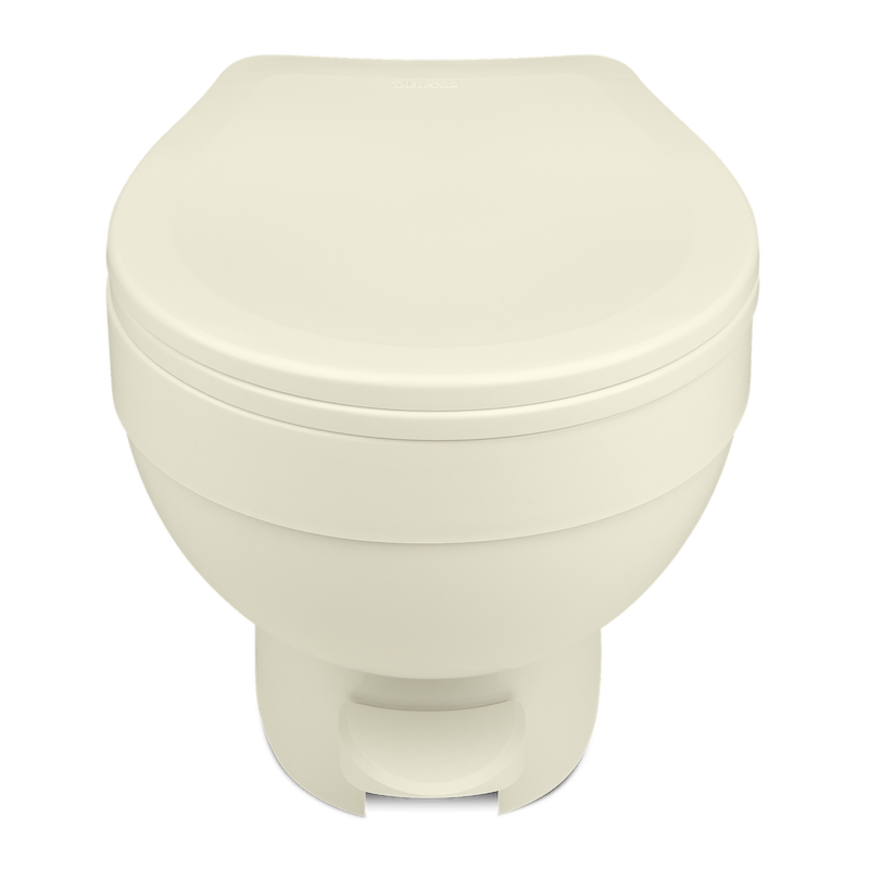 Thetford Aqua-Magic VI Low Profile RV Toilet – Pedal Flush, Parchment 31834