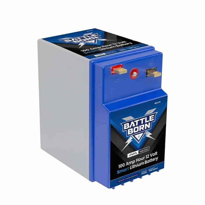 12V GC2 Lithium Deep Cycle RV Battery 100Ah LiFePO4 – Battle Born BBGC2IH