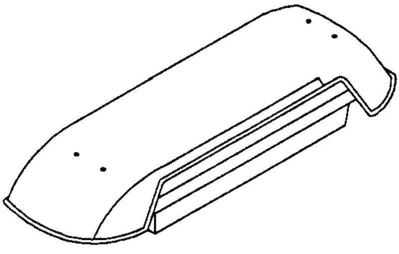 Dometic 3311246.023 Fridge Exhaust Roof Vent Black – Rectangular