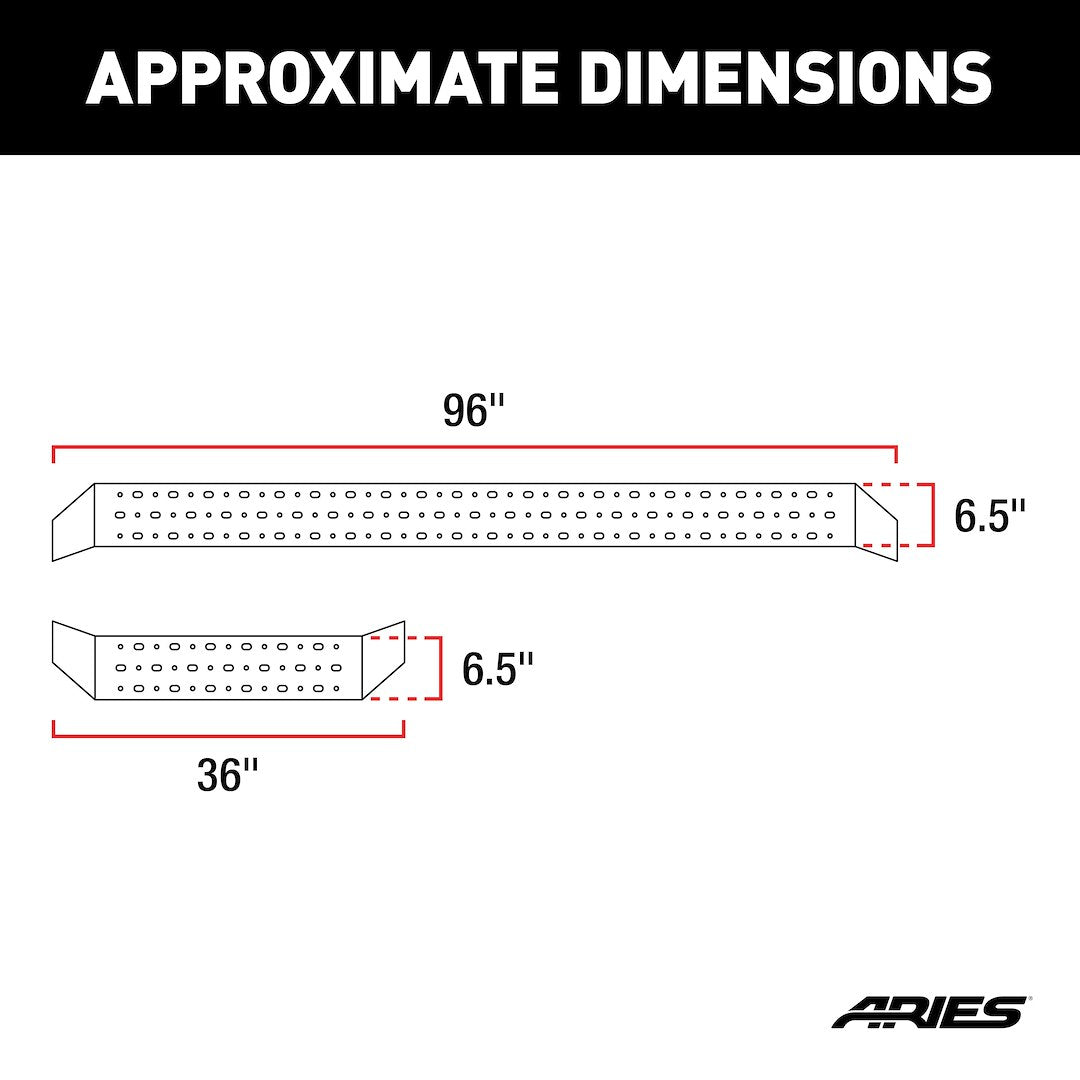 Aries RidgeStep ™ Running Board Component C3696 - image 2