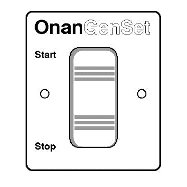 Cummins Power Generation 300-4936 Switch Panel