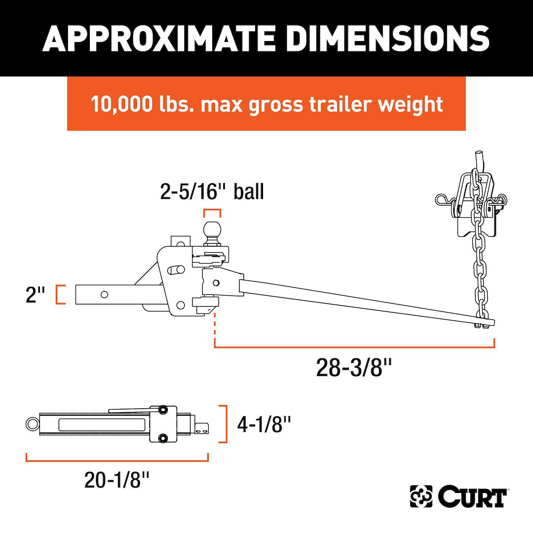 Curt 17322 Weight Distribution Hitch - image 9