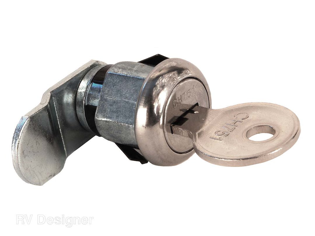 RV Designer Lock Cylinder (L100) – Length: 1-1/8 Inch