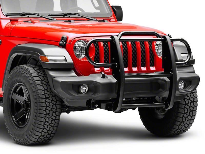Black Horse Offroad Steel Grille Guard 17JPJLMA - image 10