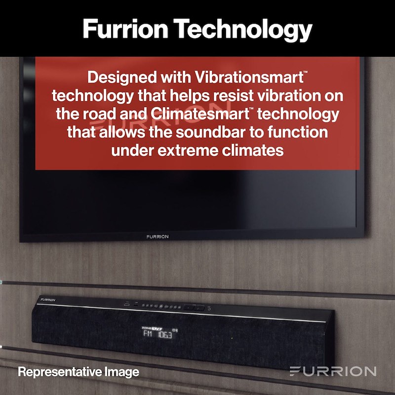 Furrion FSB2N25MC-BL 66W Bluetooth Soundbar with HDMI & 2-Zone Audio