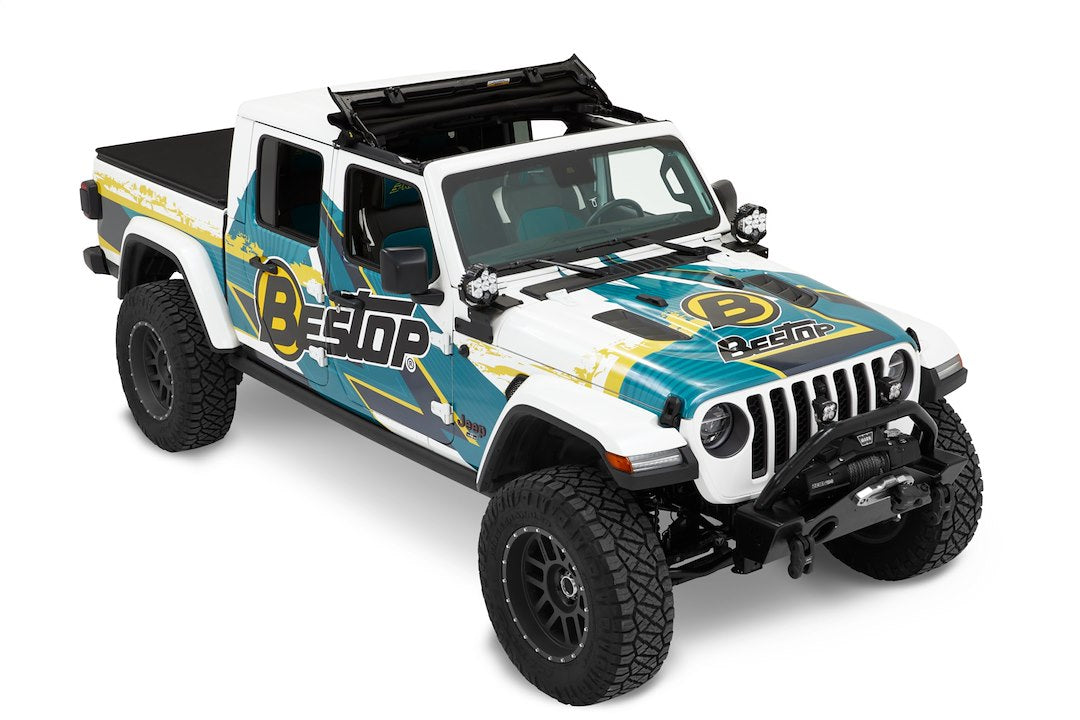 Bestop Sunrider Soft Top Black Twill 52454-17 - image 5