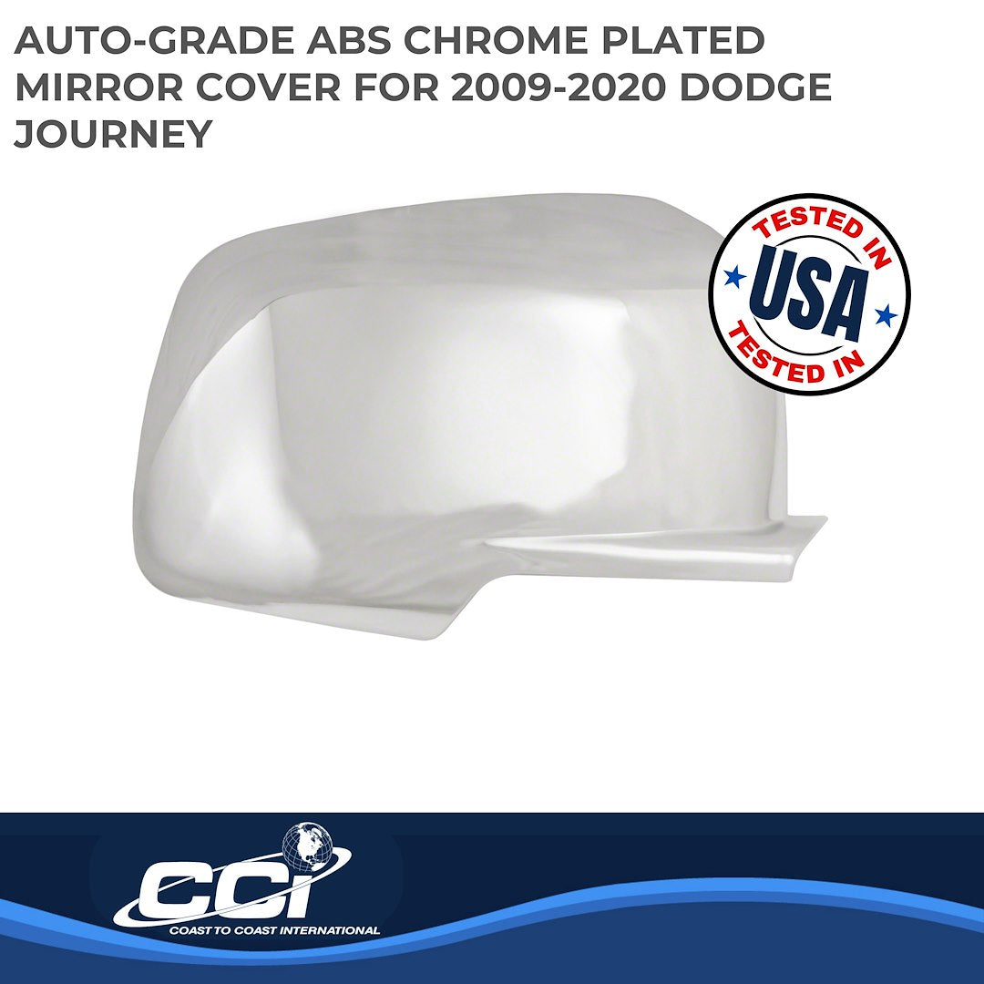 Coast To Coast MC67492 Journey Chrome Full Mirror Covers - image 2
