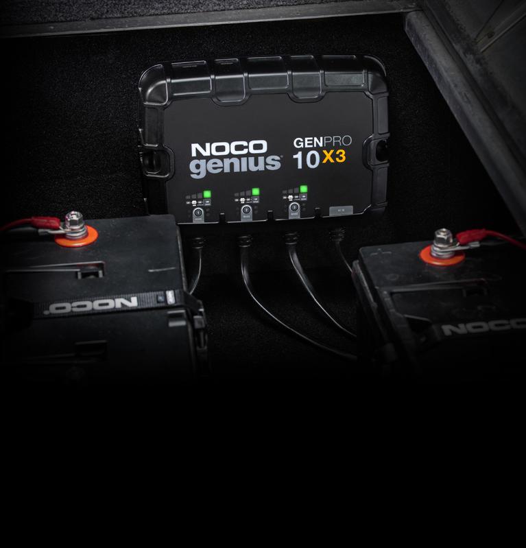 NOCO GENPRO10X3 3-Bank 30A Onboard Marine Battery Charger – 12V