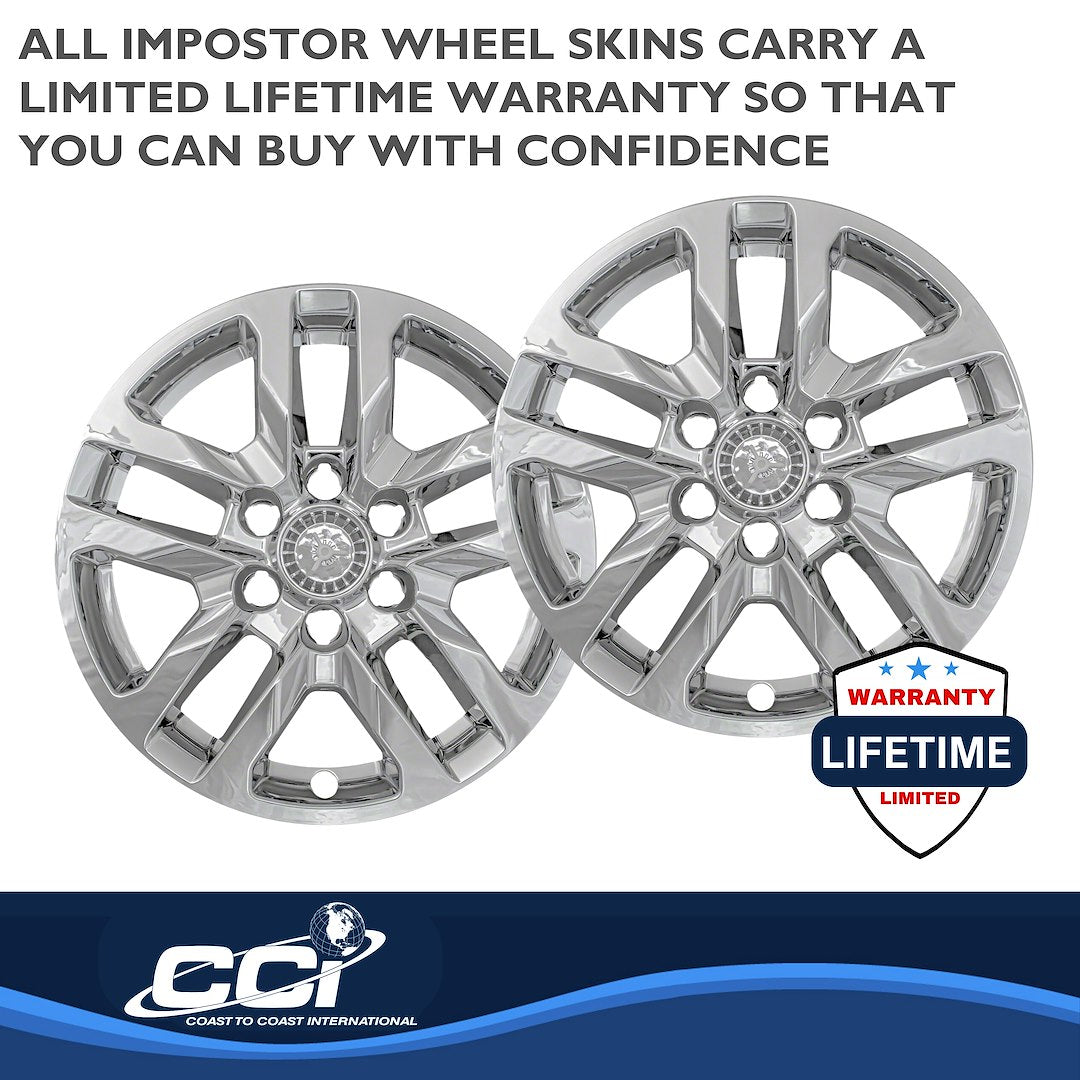 Coast To Coast IMP432X Chrome Silverado/Tahoe Wheel Skins - image 4