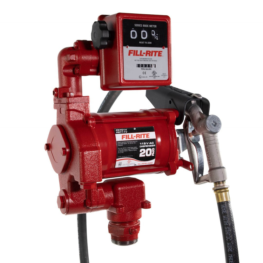 Fill-Rite Fr701v 115V AC Pump with 807C Meter