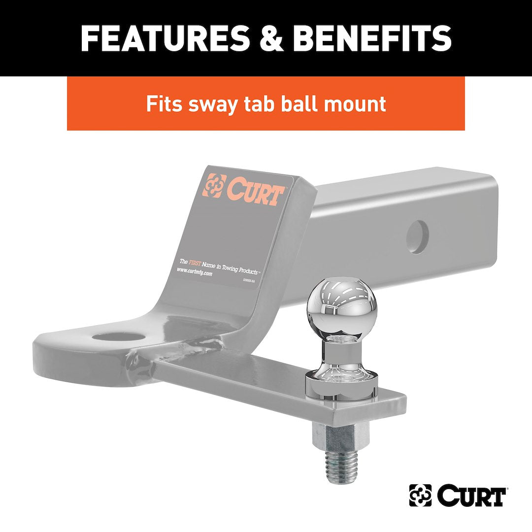 CURT Weight Distribution Hitch Sway Control Ball (40093)