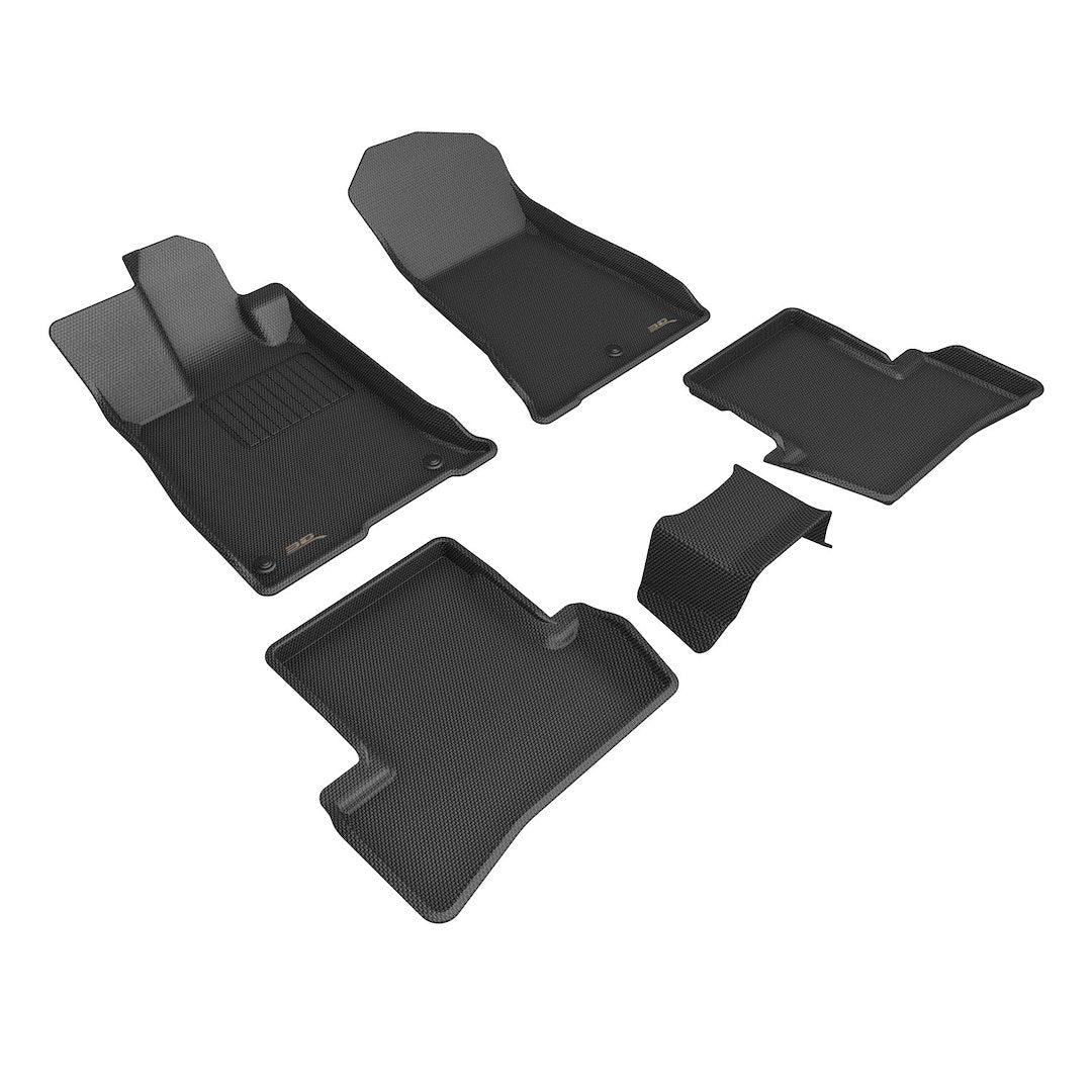 3D Mats KAGU Floor Liner Thermoplastic Rubber Of Carbon Fiber Texture L1AC01901509 - image 1