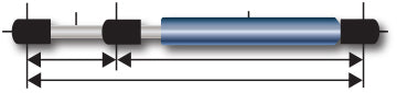 Whitecap Industries G-8640c Boat Hatch Lift Support - image 2