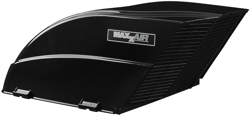 MaxxAir 00-955002 Fan/Mate RV Roof Vent Cover for 14" x 14" Vents – Black