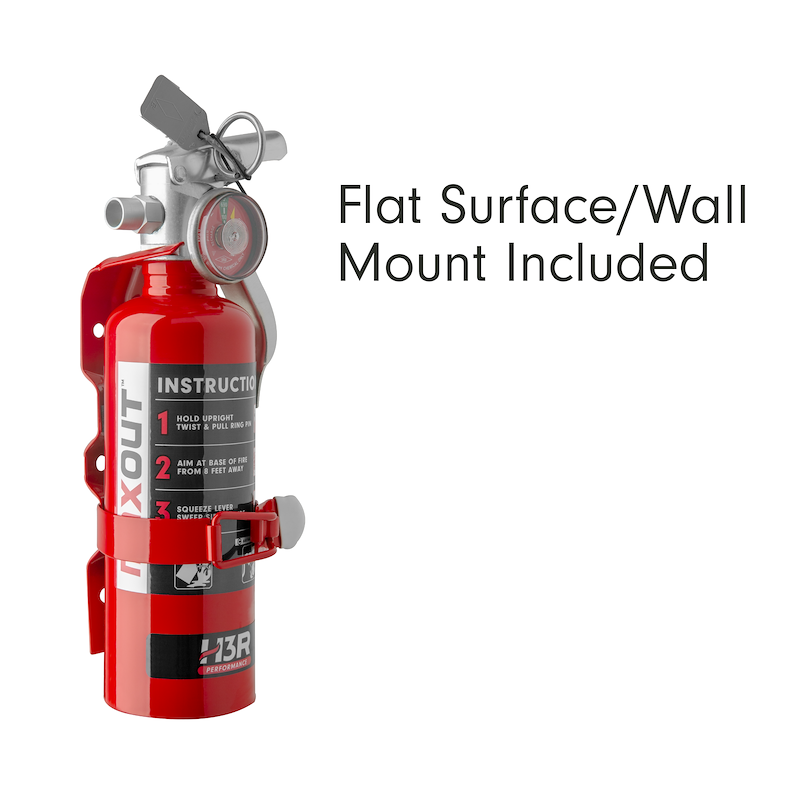 H3R MAXOUT MX100B Fire Extinguisher 1 lb UL Rated 2-B:C Black