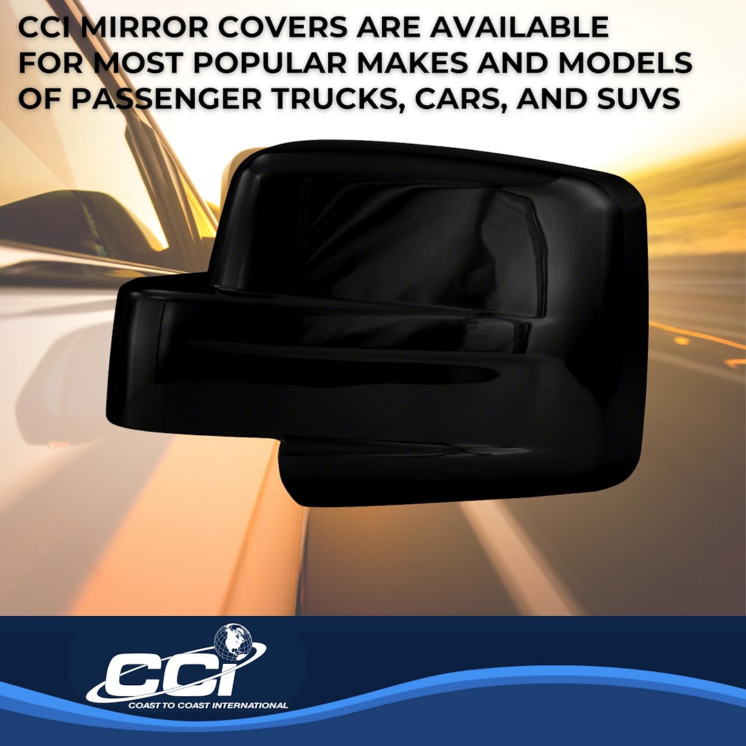 Coast To Coast MC67424BK Patriot Gloss Black Mirror Covers - image 5