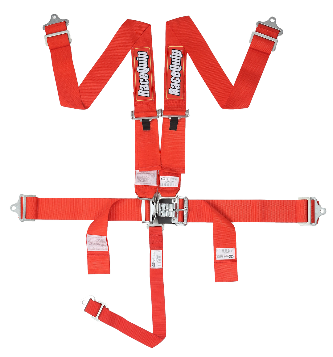 Racequip 711011 Red Five-Point Latch-and-Link Harness