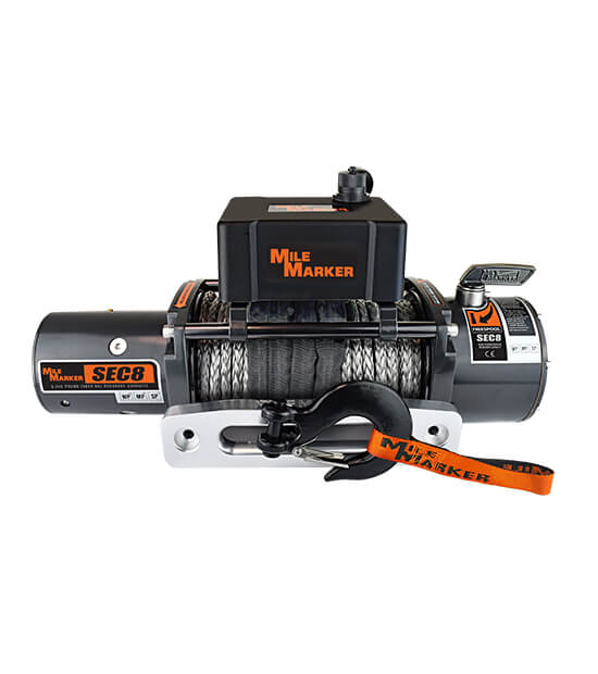Mile Marker 77-53141W SEC8 Scout Winch with Synthetic Rope