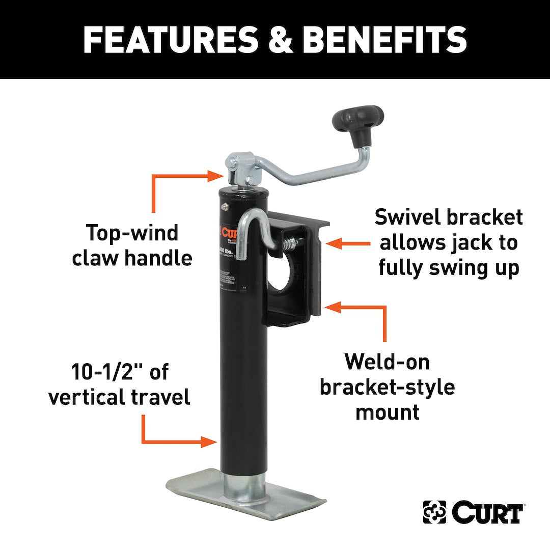 Curt 28300 Trailer Tongue Jack - image 3