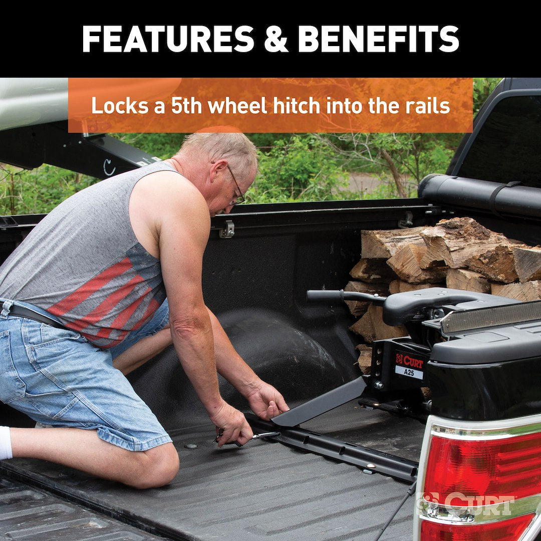 Curt 23256 Fifth Wheel Trailer Hitch Rail Pin - image 3