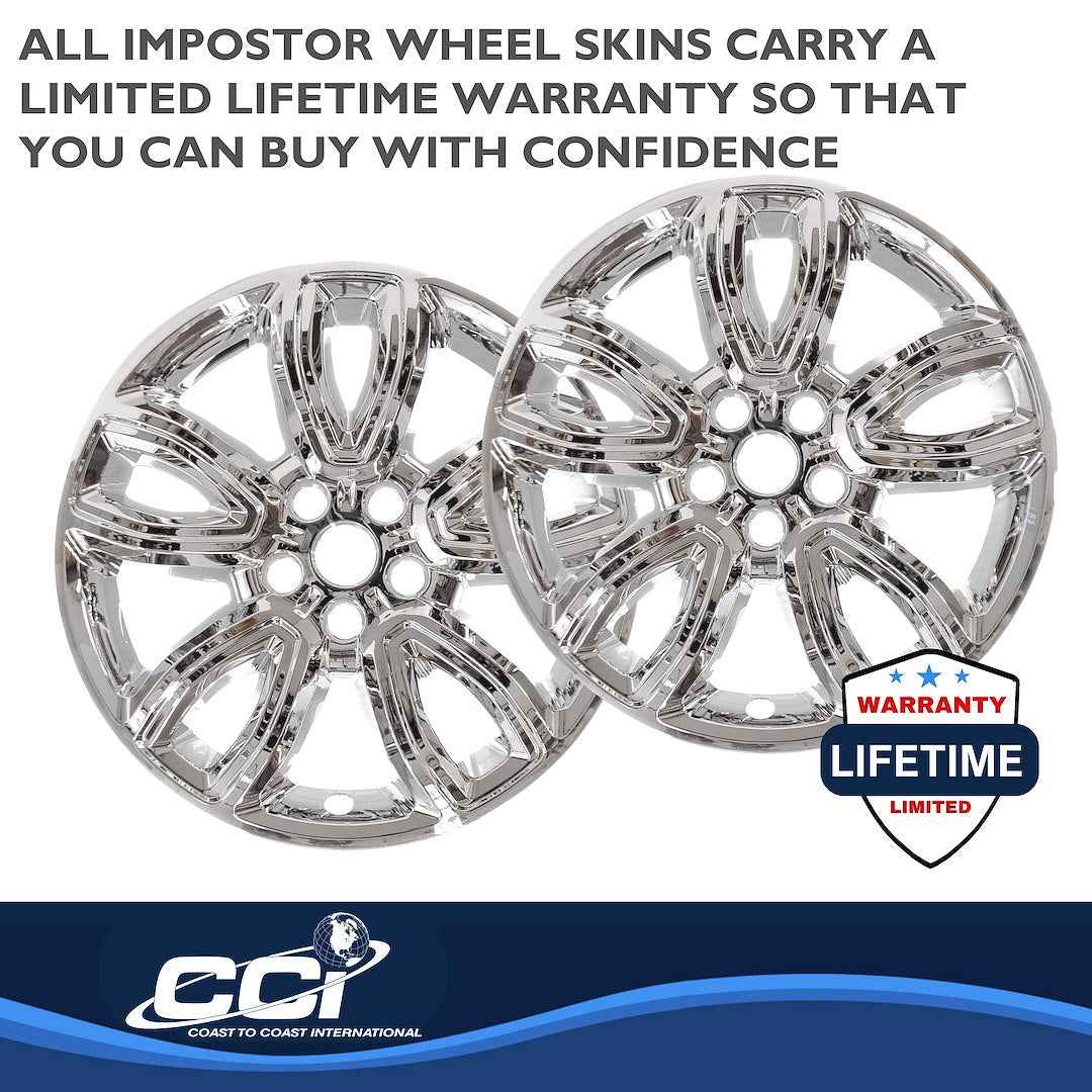 Coast To Coast IMP468X Explorer Chrome 18-Inch Wheel Skins