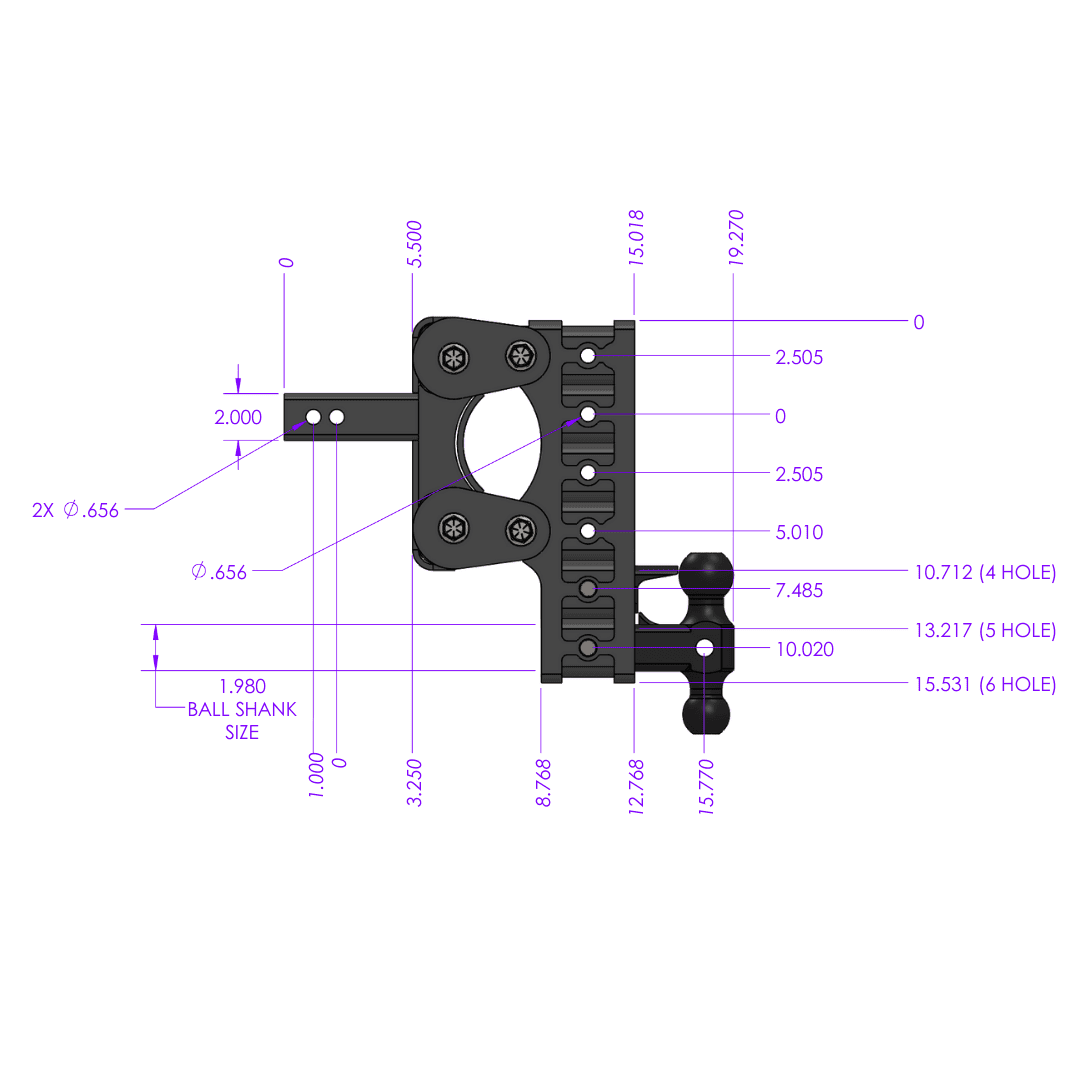 Gen-Y Hitch Gh-1226 Trailer Hitch Ball Mount - image 6