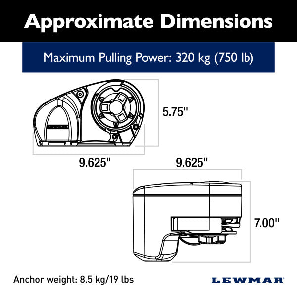 Lewmar 6656011967-310 Windlass - image 2