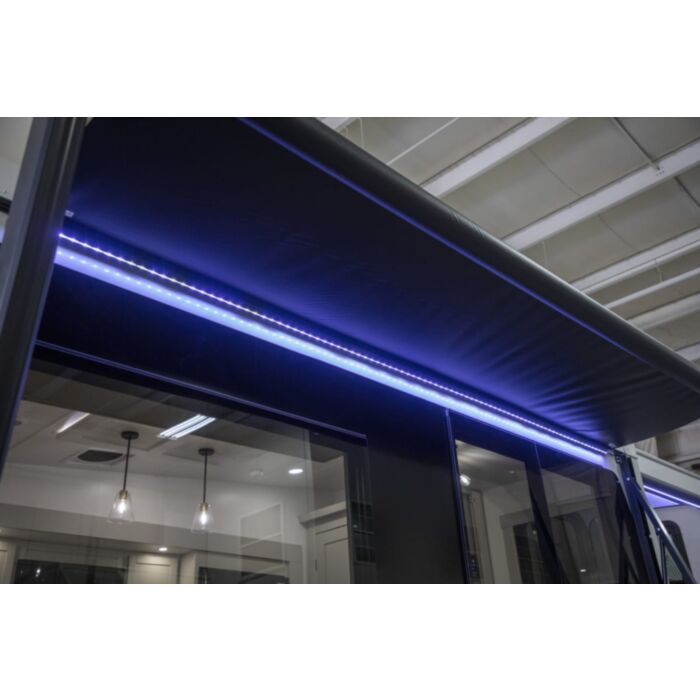 Lippert Solera V000315206 15-Foot Black Vinyl Electric Awning