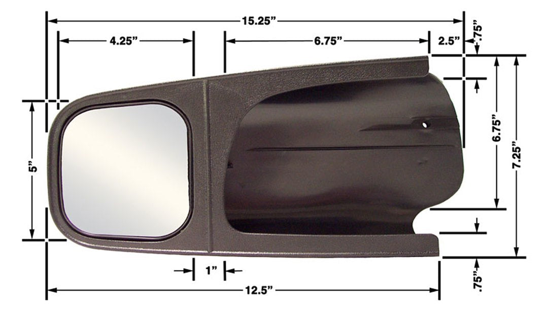 Cipa Usa 11500 Exterior Towing Mirror - image 1