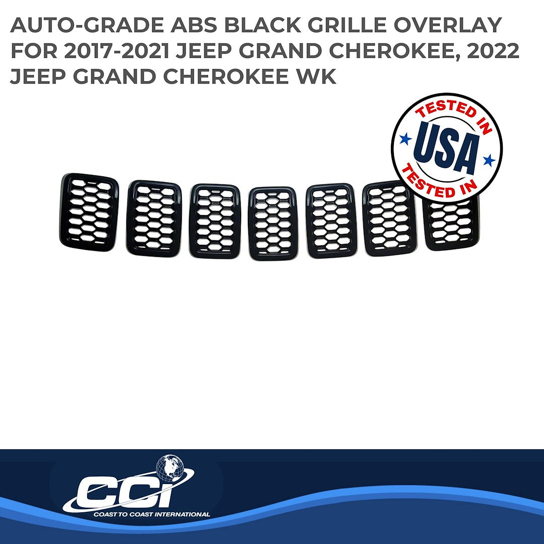 Coast To Coast GI467BLK Grand Cherokee Black Grille Overlay - image 2