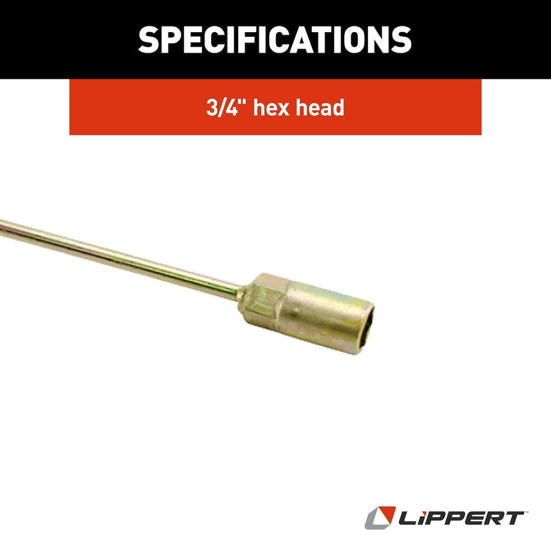 Lippert Components 285324 Trailer Stabilizer Jack Stand Crank - image 5