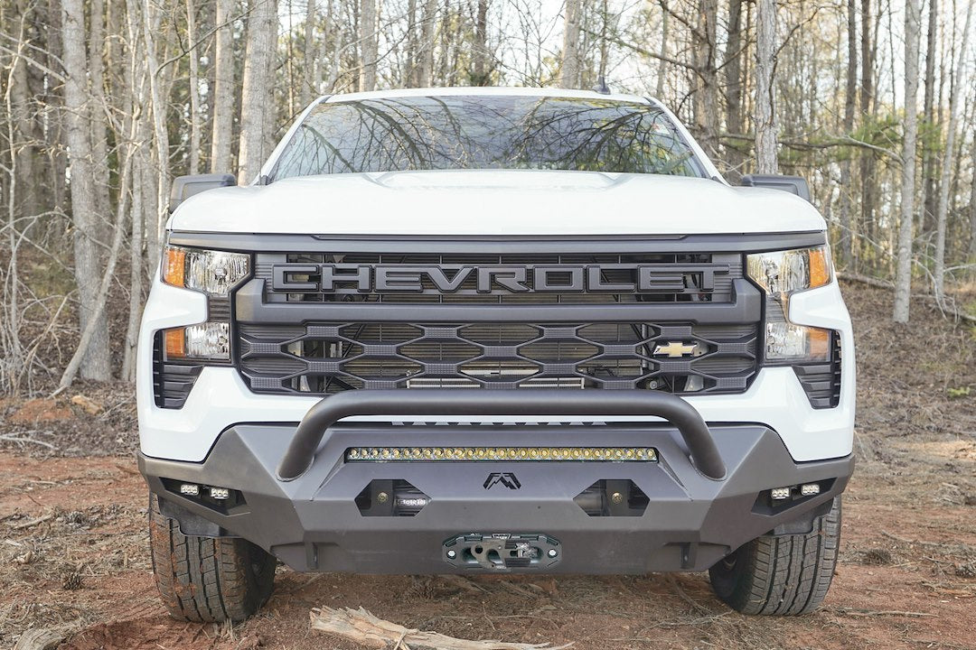 Fab Fours CS22-X5652-1 Matrix Matte Steel Bumper