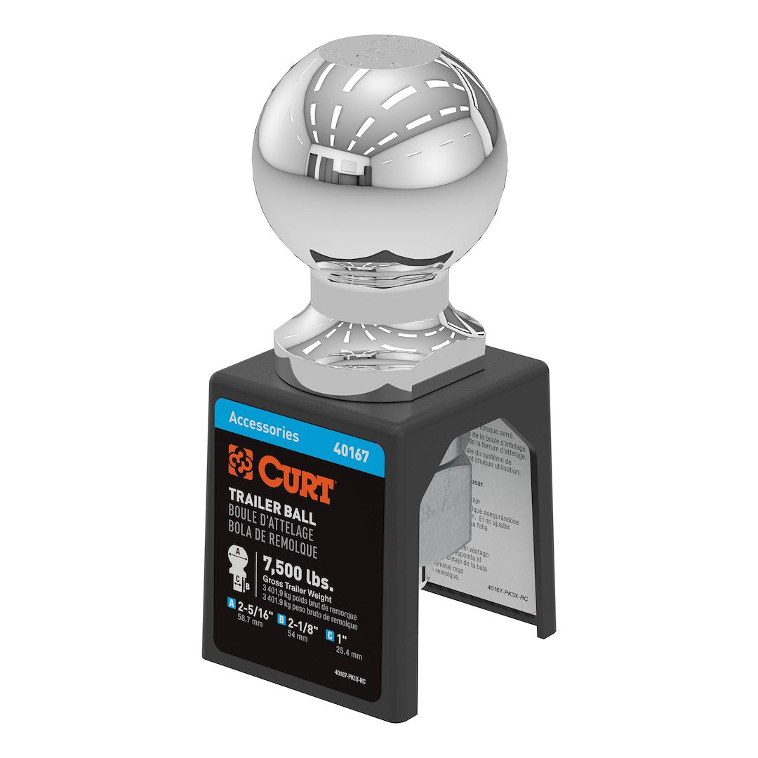 Curt 40167 Trailer Hitch Ball - image 1