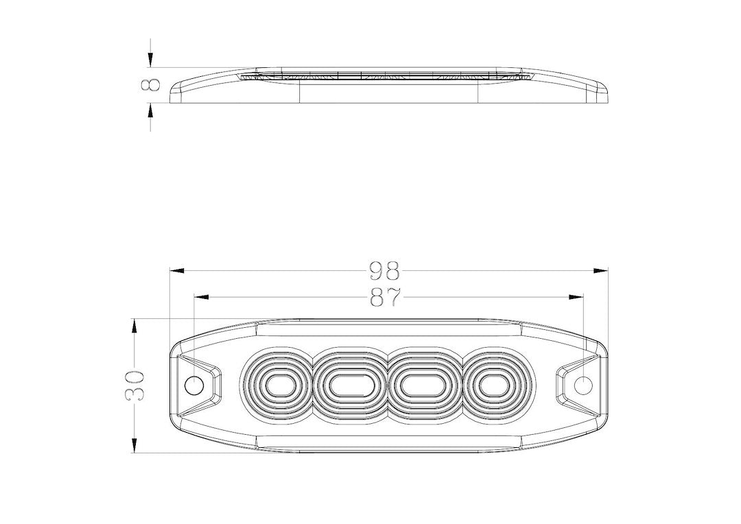 Race Sport Lighting Rs3020bsp Warning Light - image 4