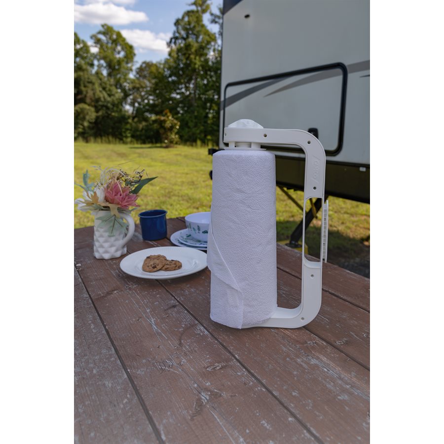 Camco Paper Towel Holder (57114) – Material: Plastic