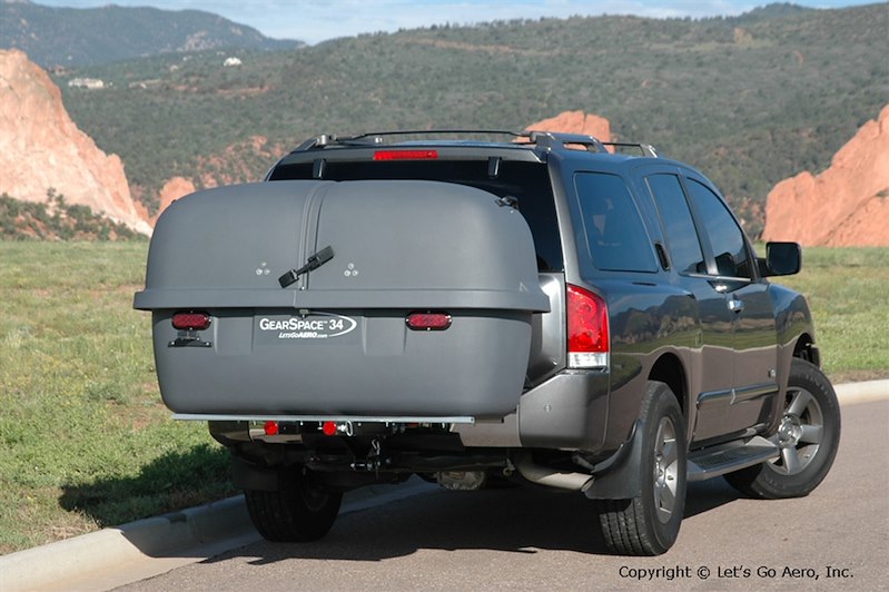 Lets Go Aero HGK819 GearSpace 34 Slide-Out Hitch Cargo Carrier