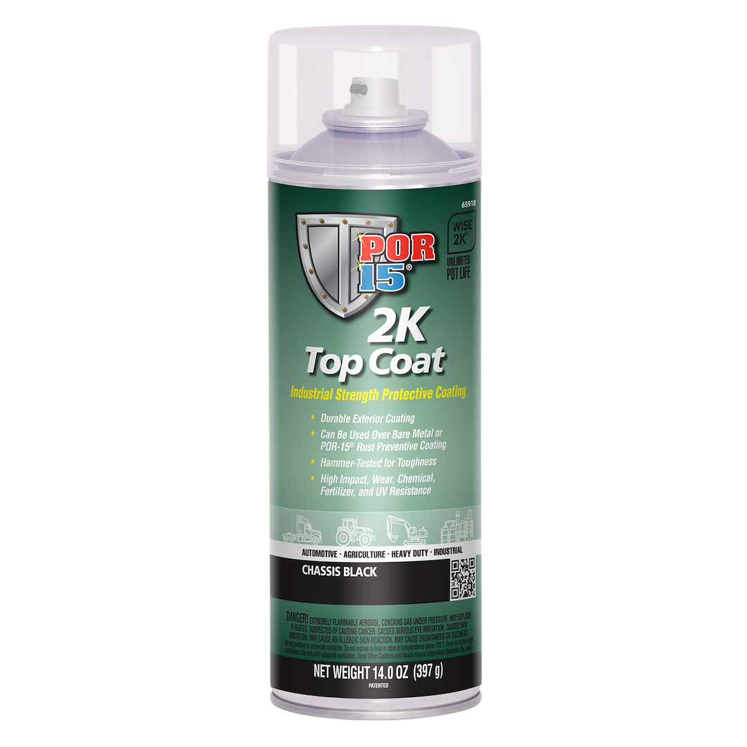POR-15 65918 2K Aerosol Top Coat, 500 mL