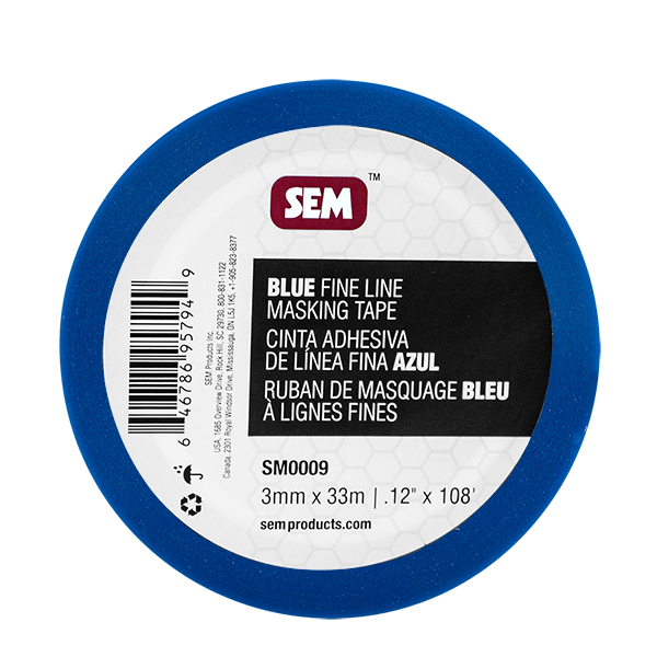 SEM SM0009 Blue Fine-Line Masking Tape