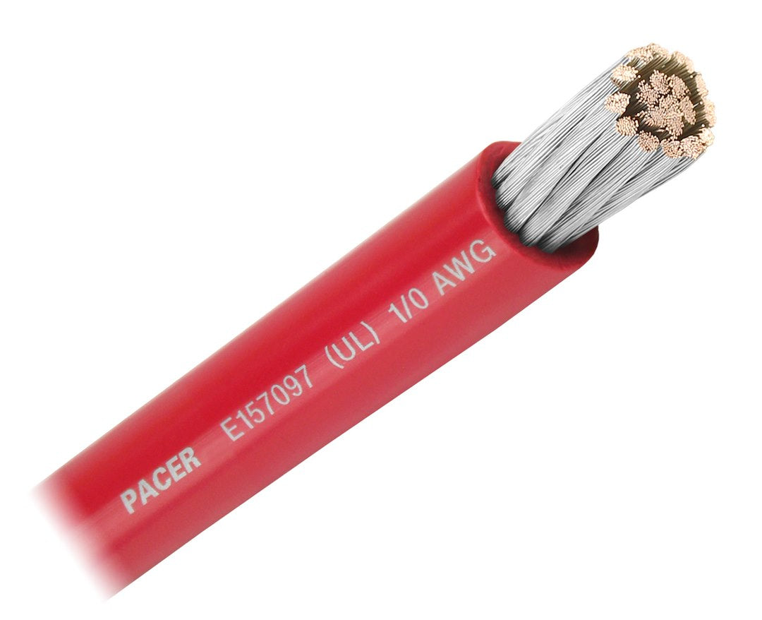 Pacer Marine Wul1/0rd-50 PVC-Jacketed Battery Cable