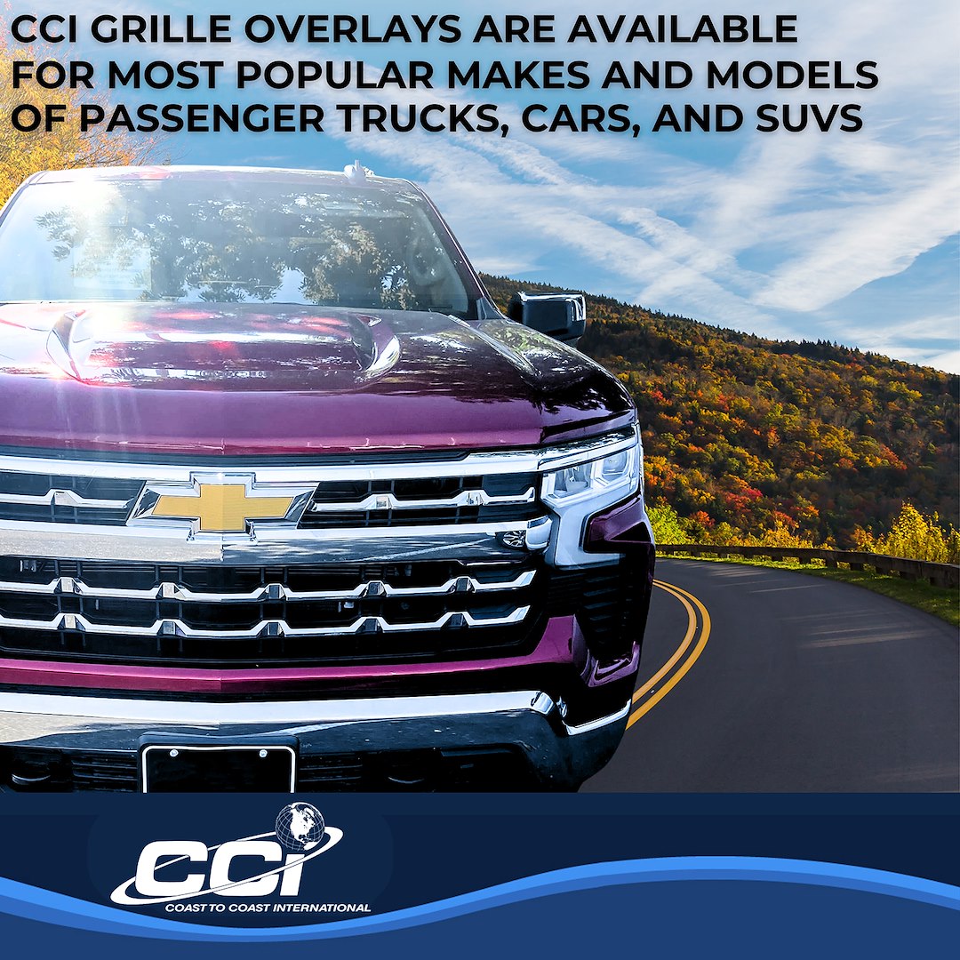 Coast To Coast GI188 Chrome Silverado 1500 Grille Overlay - image 5