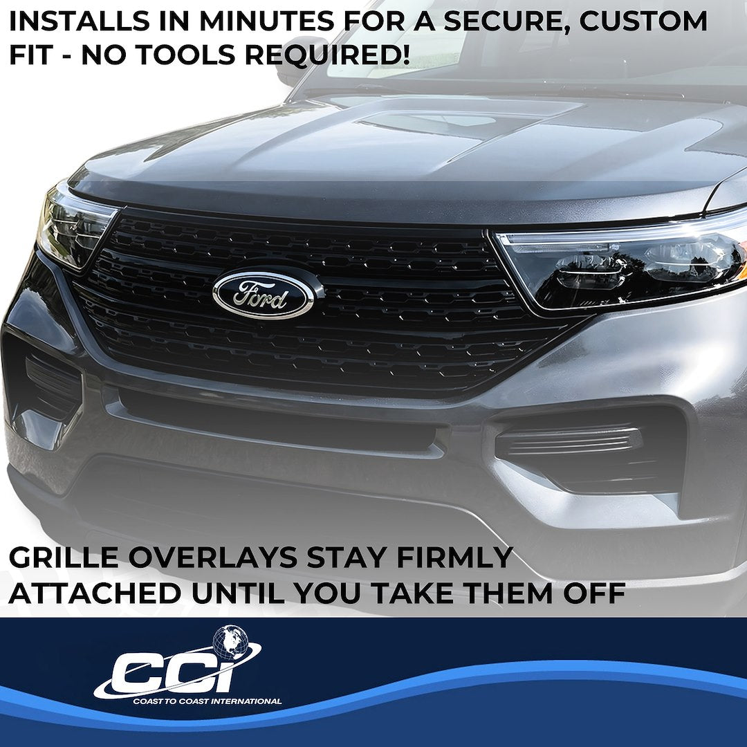 Coast To Coast GI197BLK Two-Piece Black Mesh Grille Overlay - image 5