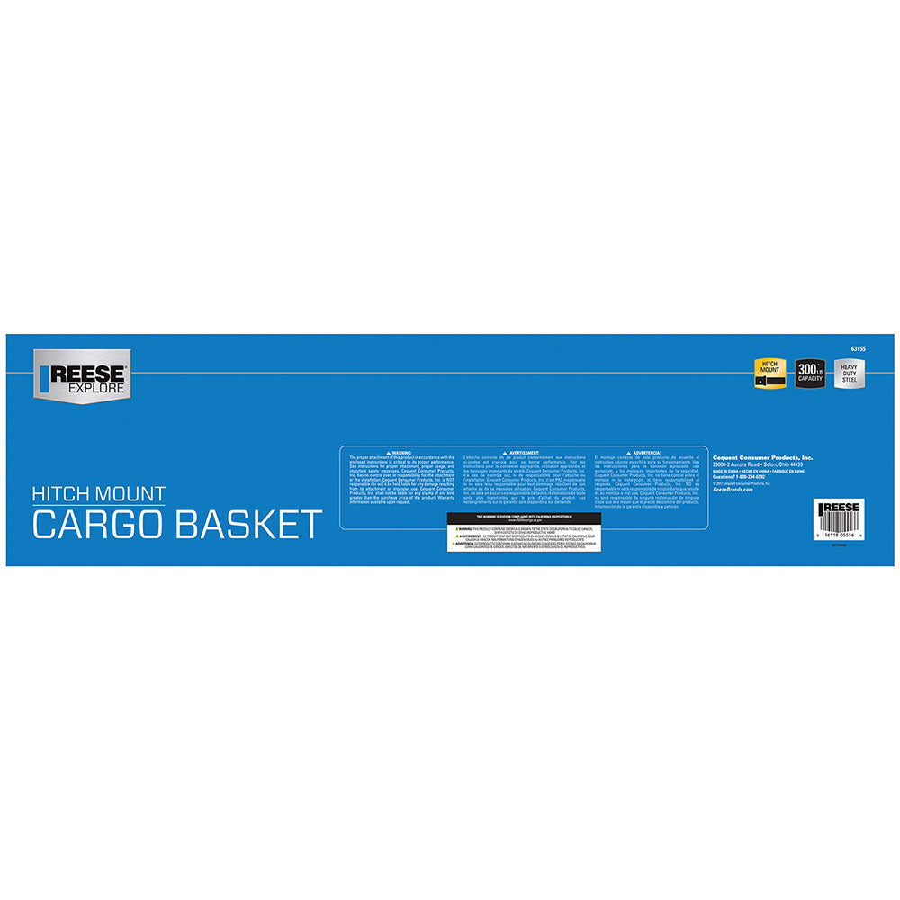 Reese 63155 Trailer Hitch Cargo Carrier - image 6