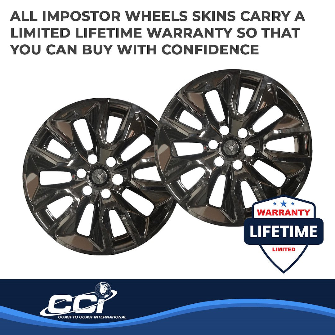 Coast To Coast IMP454BLK Black Silverado/Tahoe Wheel Skins - image 4