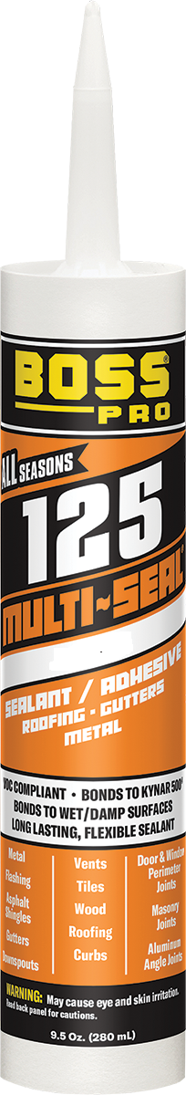 Accumetric Boss 125 Multi-seal 8 Ounce White Paste Caulk (142900)