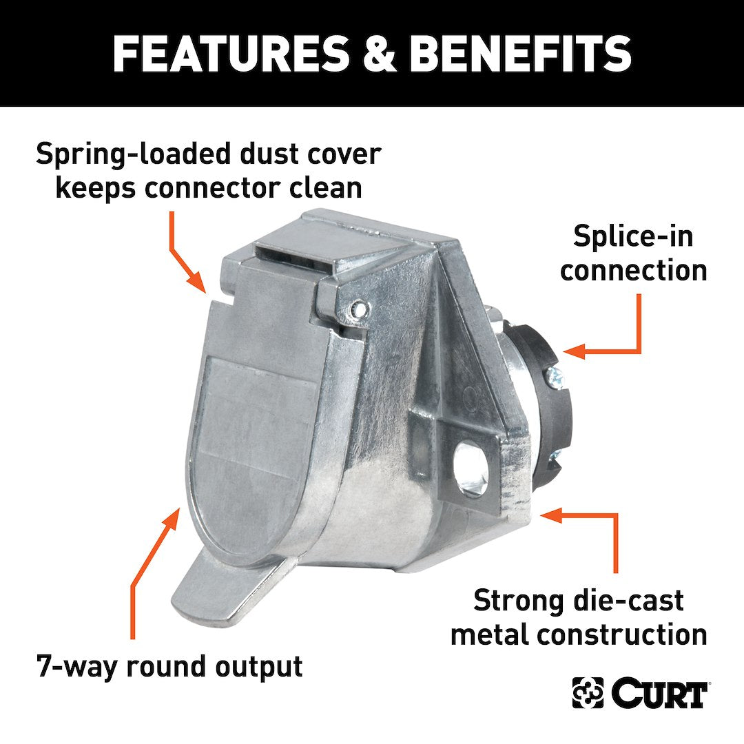 Curt 58170 Trailer Wiring Connector - image 2