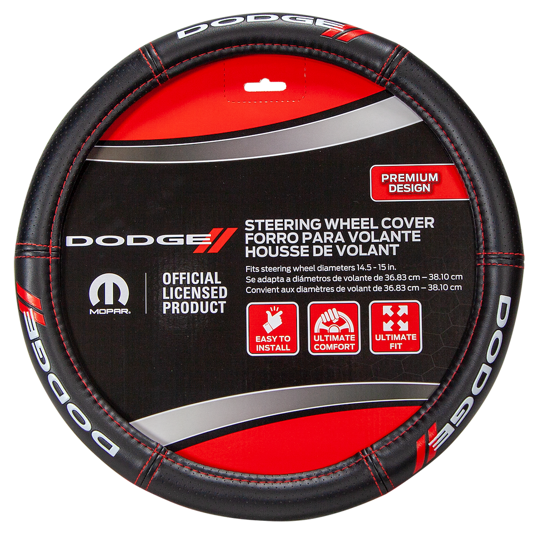 Plasticolor 006694R01 Dodge Deluxe Steering Wheel Cover